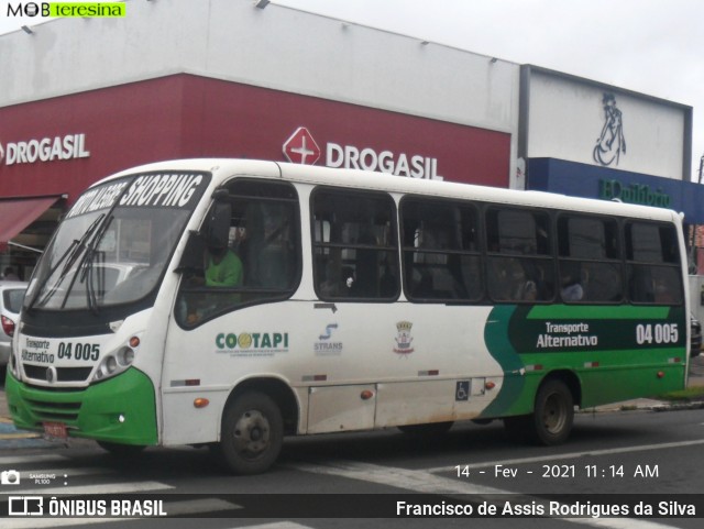 Transporte Alternativo de Teresina 04005 na cidade de Teresina, Piauí, Brasil, por Francisco de Assis Rodrigues da Silva. Número da foto: #8681278.