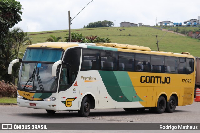 Empresa Gontijo de Transportes 17045 na cidade de João Monlevade, Minas Gerais, Brasil, por Rodrigo Matheus. ID da foto: 8681758.