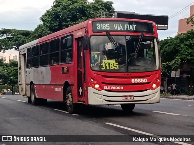 Viação Santa Edwiges 69850 na cidade de Belo Horizonte, Minas Gerais, Brasil, por Kaique Marquês Medeiros . Número da foto: #8680025.