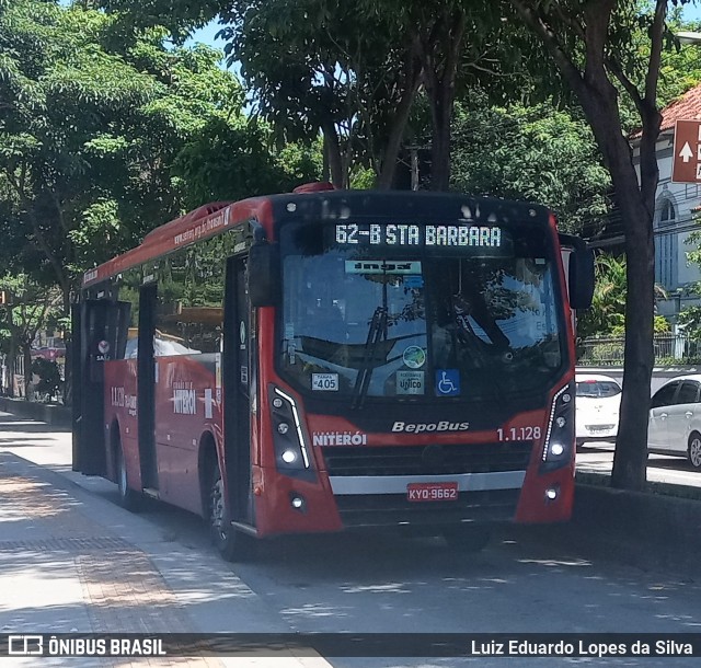 Auto Lotação Ingá 1.1.128 na cidade de Niterói, Rio de Janeiro, Brasil, por Luiz Eduardo Lopes da Silva. Número da foto: #8681425.