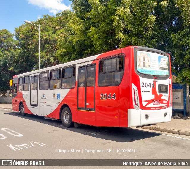 Itajaí Transportes Coletivos 2044 na cidade de Campinas, São Paulo, Brasil, por Henrique Alves de Paula Silva. Número da foto: #8682493.