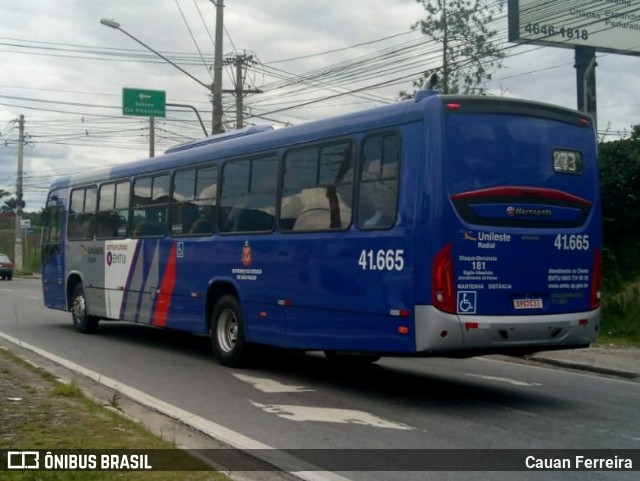 Radial Transporte Coletivo 41.655 na cidade de Itaquaquecetuba, São Paulo, Brasil, por Cauan Ferreira. ID da foto: 8682346.