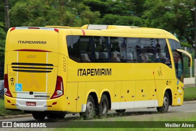 Viação Itapemirim 60057 na cidade de Aracaju, Sergipe, Brasil, por Weiller Alves. ID da foto: 8680230.