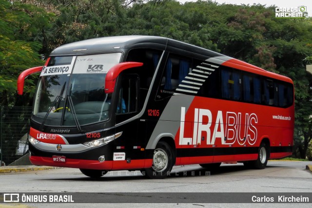Lirabus 12105 na cidade de São Paulo, São Paulo, Brasil, por Carlos Kircheim. Número da foto: #8681262.