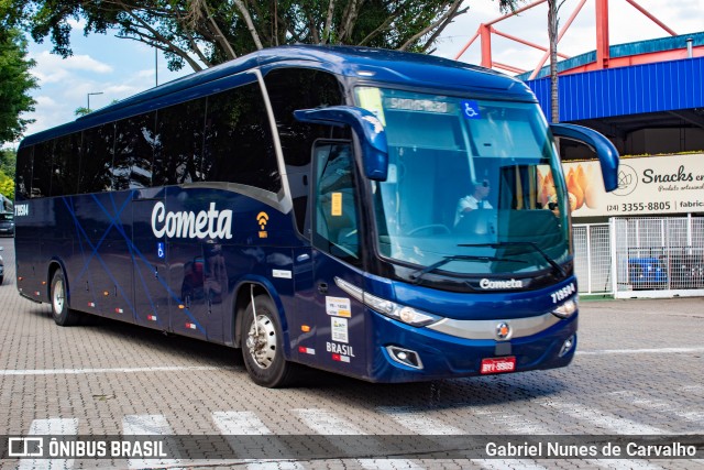 Viação Cometa 719504 na cidade de Resende, Rio de Janeiro, Brasil, por Gabriel Nunes de Carvalho. ID da foto: 8681579.