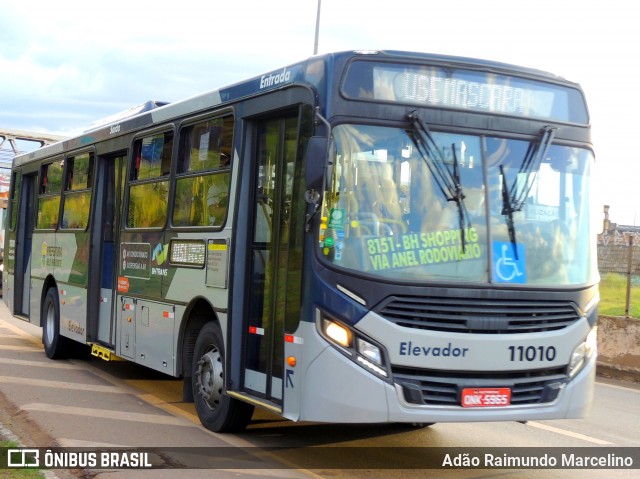 Auto Omnibus Floramar 11010 na cidade de Belo Horizonte, Minas Gerais, Brasil, por Adão Raimundo Marcelino. ID da foto: 8682319.