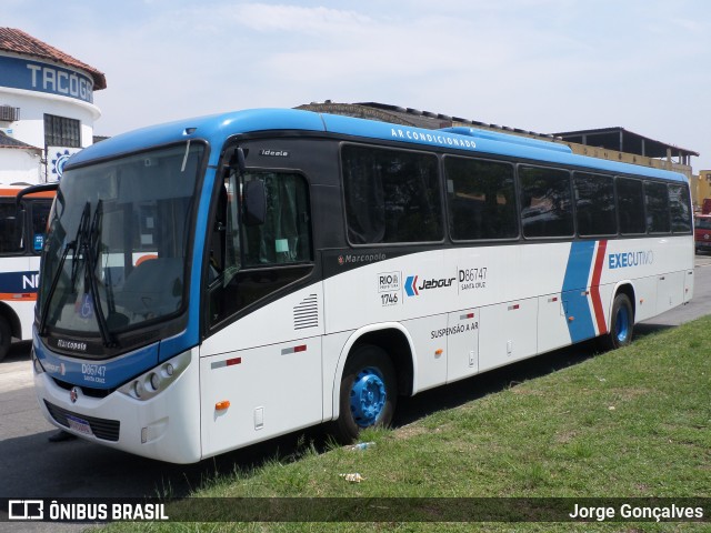 Auto Viação Jabour D86747 na cidade de Rio de Janeiro, Rio de Janeiro, Brasil, por Jorge Gonçalves. Número da foto: #8681202.