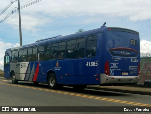 Radial Transporte Coletivo 41.655 na cidade de Itaquaquecetuba, São Paulo, Brasil, por Cauan Ferreira. ID da foto: 8682322.