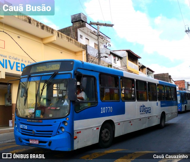 Concessionária Salvador Norte - CSN Transportes 10770 na cidade de Salvador, Bahia, Brasil, por Cauã Cauazinho. ID da foto: 8679992.