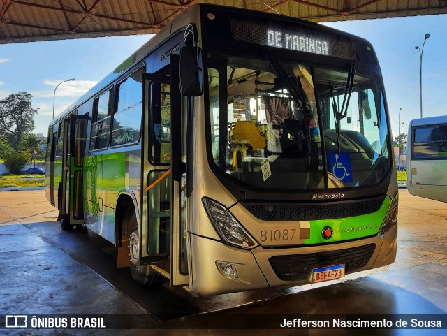 Viação Garcia 81087 na cidade de Maringá, Paraná, Brasil, por Jefferson Nascimento de Sousa. ID da foto: 8681522.