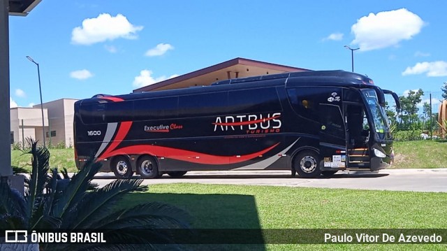 Artbus Turismo 1600 na cidade de Caldas Novas, Goiás, Brasil, por Paulo Vitor De Azevedo. ID da foto: 8680458.