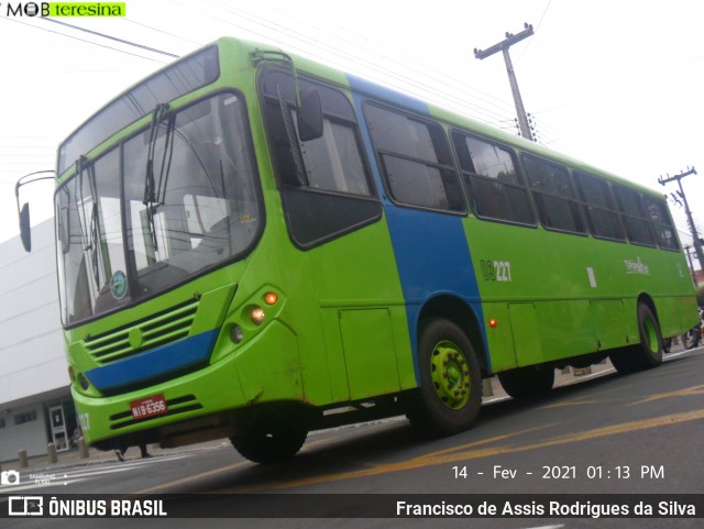 EMTRACOL - Empresa de Transportes Coletivos 03227 na cidade de Teresina, Piauí, Brasil, por Francisco de Assis Rodrigues da Silva. Número da foto: #8681104.