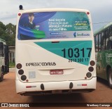 Expresso Caribus Transportes 10317 na cidade de Cuiabá, Mato Grosso, Brasil, por Wenthony Camargo. Número da foto: #:id.