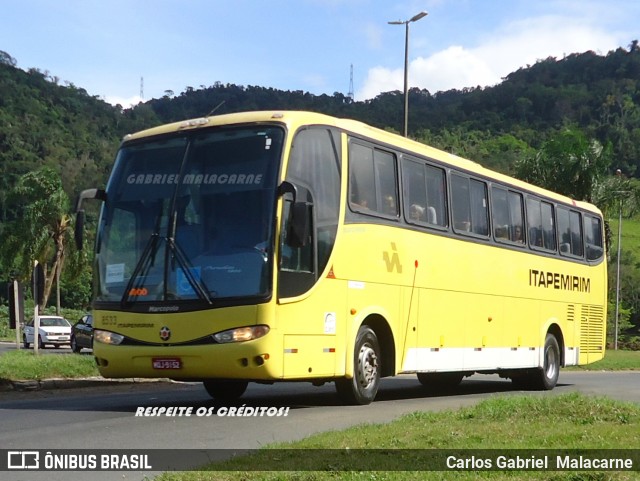 Viação Itapemirim 8533 na cidade de Viana, Espírito Santo, Brasil, por Carlos Gabriel  Malacarne. Número da foto: #8684701.