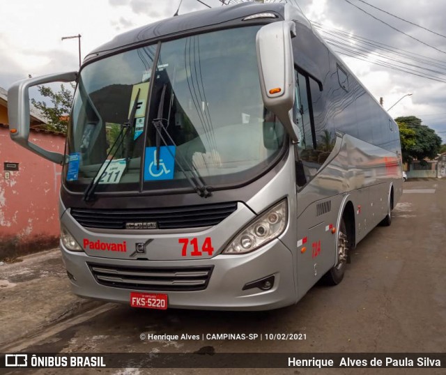 Transporte Padovani 714 na cidade de Campinas, São Paulo, Brasil, por Henrique Alves de Paula Silva. ID da foto: 8682497.