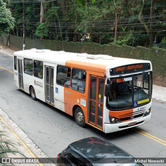 Auto Viação Transcap 8 5091 na cidade de São Paulo, São Paulo, Brasil, por Michel Nowacki. ID da foto: 8683853.