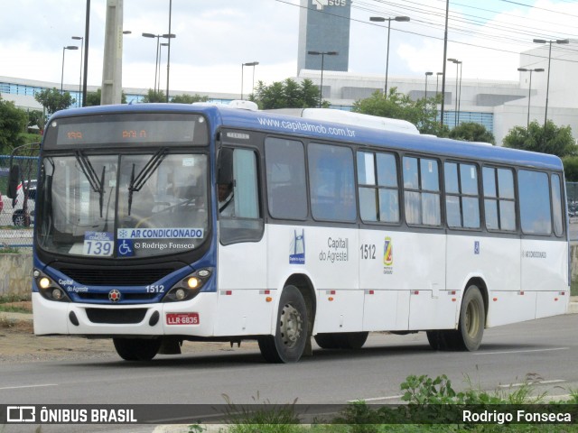 Capital do Agreste Transporte Urbano 1512 na cidade de Caruaru, Pernambuco, Brasil, por Rodrigo Fonseca. Número da foto: #8683206.