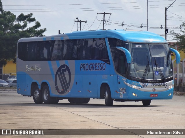 Auto Viação Progresso 6135 na cidade de Natal, Rio Grande do Norte, Brasil, por Elianderson Silva. ID da foto: 8684036.