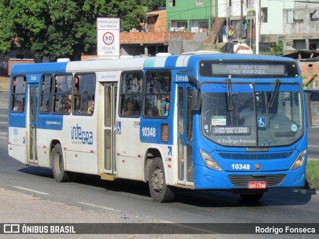 Concessionária Salvador Norte - CSN Transportes 10348 na cidade de Salvador, Bahia, Brasil, por Rodrigo Fonseca. Número da foto: #8683246.