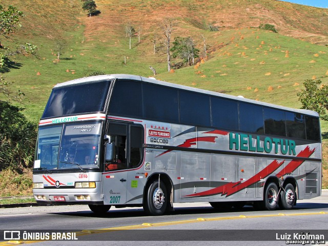 Hellotur – Transportes Hello 2007 na cidade de Aparecida, São Paulo, Brasil, por Luiz Krolman. Número da foto: #8683318.