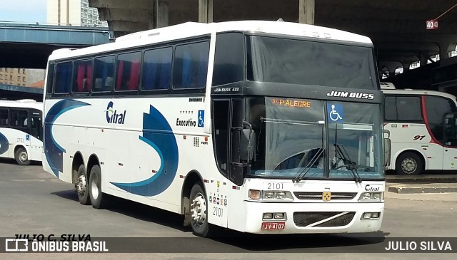 Citral Transporte e Turismo 2101 na cidade de Porto Alegre, Rio Grande do Sul, Brasil, por JULIO SILVA. ID da foto: 8683061.