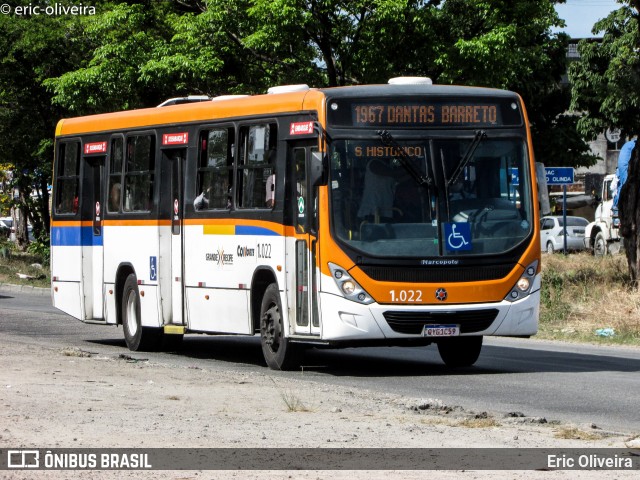 Cidade Alta Transportes 1.022 na cidade de Olinda, Pernambuco, Brasil, por Eric Oliveira. ID da foto: 8683312.