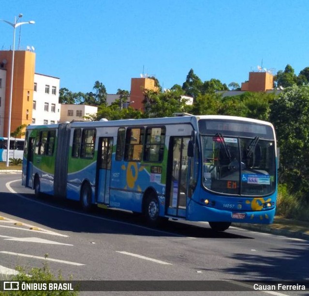 Serramar Transporte Coletivo 14057 na cidade de Serra, Espírito Santo, Brasil, por Cauan Ferreira. Número da foto: #8685280.