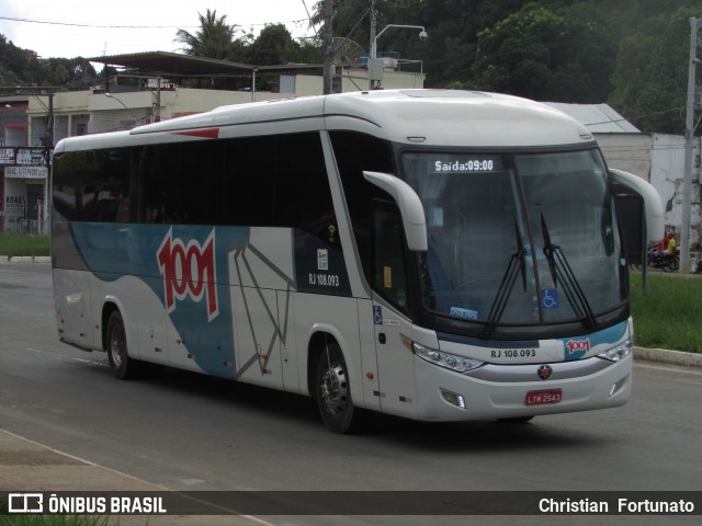 Auto Viação 1001 RJ 108.093 na cidade de Muriaé, Minas Gerais, Brasil, por Christian  Fortunato. ID da foto: 8687270.