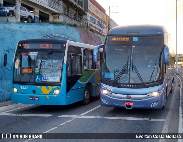 Viação Águia Branca 27470 na cidade de Cariacica, Espírito Santo, Brasil, por Everton Costa Goltara. Número da foto: #8684903.