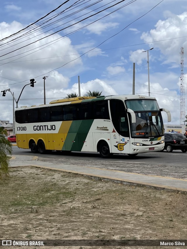 Empresa Gontijo de Transportes 17010 na cidade de Nova Cruz, Rio Grande do Norte, Brasil, por Marco Silva. Número da foto: #8686442.