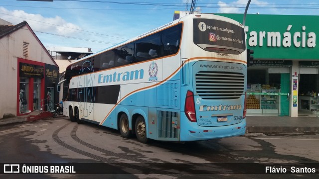 Emtram 5340 na cidade de Barra da Estiva, Bahia, Brasil, por Flávio  Santos. Número da foto: #8686596.