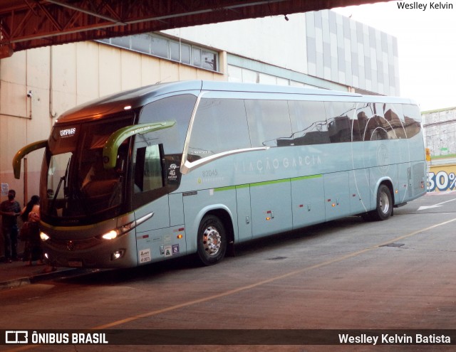 Viação Garcia 82045 na cidade de Sorocaba, São Paulo, Brasil, por Weslley Kelvin Batista. ID da foto: 8686554.