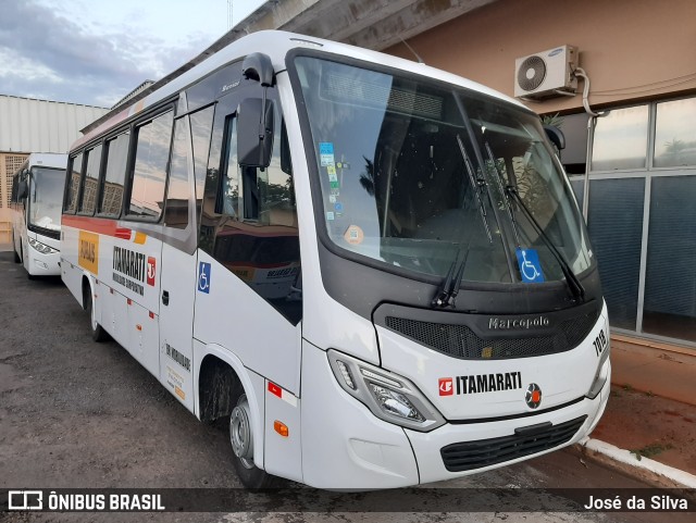 Expresso Itamarati 7018 na cidade de São José do Rio Preto, São Paulo, Brasil, por José da Silva. ID da foto: 8685005.