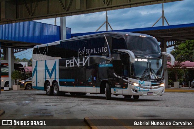 Empresa de Ônibus Nossa Senhora da Penha 59001 na cidade de Resende, Rio de Janeiro, Brasil, por Gabriel Nunes de Carvalho. ID da foto: 8685114.