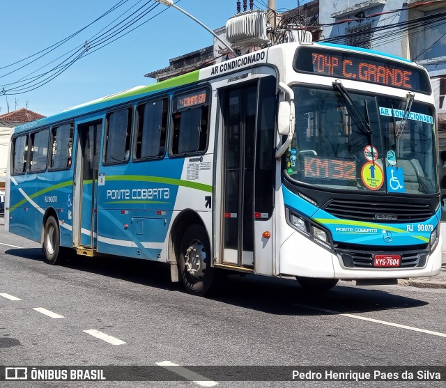 Viação Ponte Coberta RJ 190.078 na cidade de Rio de Janeiro, Rio de Janeiro, Brasil, por Pedro Henrique Paes da Silva. Número da foto: #8686571.