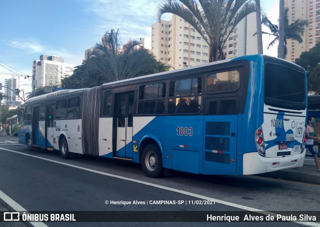 VB Transportes e Turismo 1003 na cidade de Campinas, São Paulo, Brasil, por Henrique Alves de Paula Silva. Número da foto: #8689593.