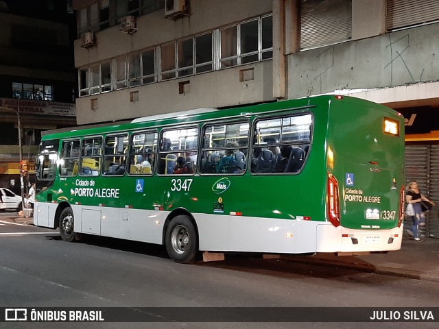 Sudeste Transportes Coletivos 3347 na cidade de Porto Alegre, Rio Grande do Sul, Brasil, por JULIO SILVA. Número da foto: #8687786.