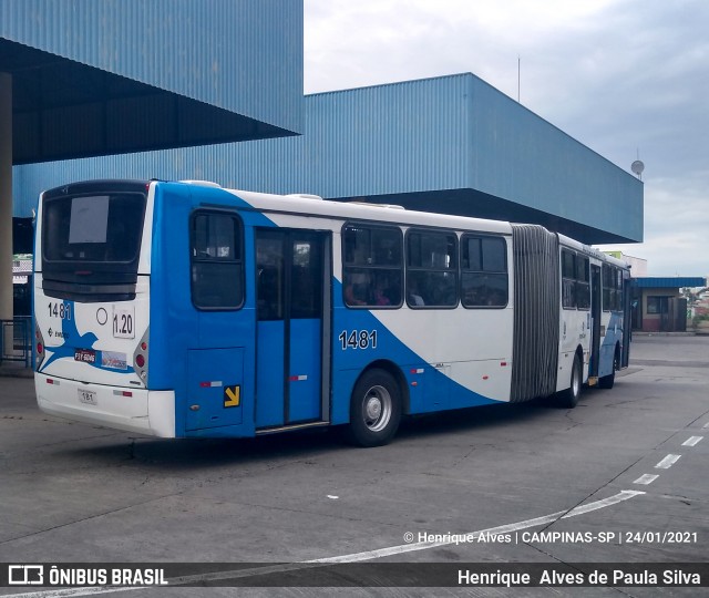 VB Transportes e Turismo 1481 na cidade de Campinas, São Paulo, Brasil, por Henrique Alves de Paula Silva. ID da foto: 8689749.