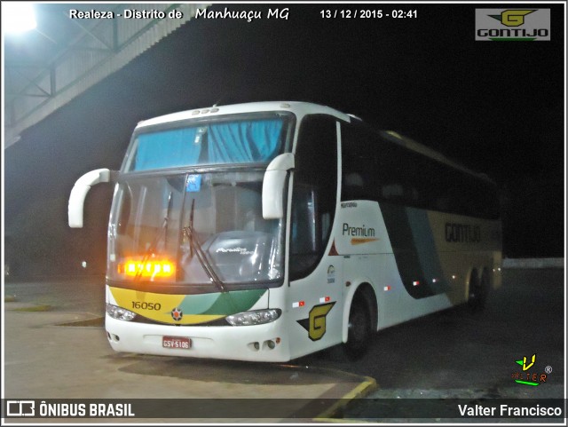 Empresa Gontijo de Transportes 16050 na cidade de Manhuaçu, Minas Gerais, Brasil, por Valter Francisco. Número da foto: #8688488.