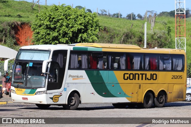 Empresa Gontijo de Transportes 21205 na cidade de João Monlevade, Minas Gerais, Brasil, por Rodrigo Matheus. Número da foto: #8688531.