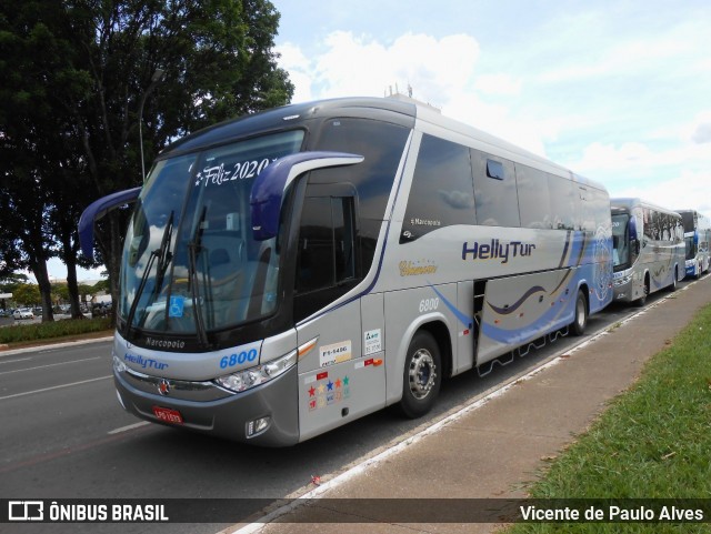 Helly Tur 6800 na cidade de Brasília, Distrito Federal, Brasil, por Vicente de Paulo Alves. ID da foto: 8689221.