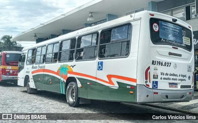 Viação Montes Brancos RJ 196.027 na cidade de Araruama, Rio de Janeiro, Brasil, por Carlos Vinícios lima. Número da foto: #8688676.