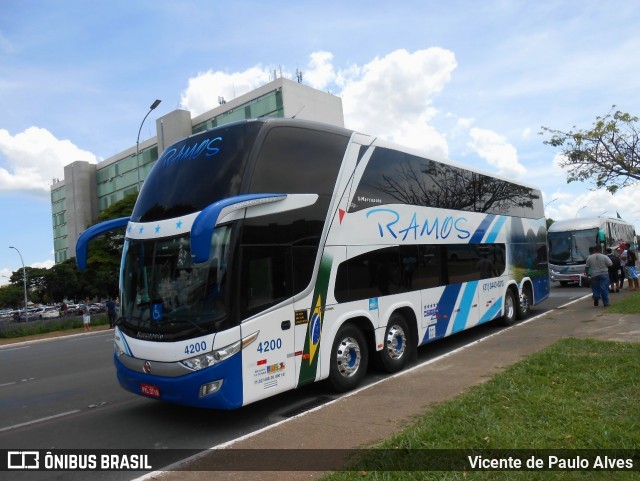 Ramos Turismo 4200 na cidade de Brasília, Distrito Federal, Brasil, por Vicente de Paulo Alves. ID da foto: 8689205.