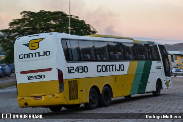 Empresa Gontijo de Transportes 12430 na cidade de João Monlevade, Minas Gerais, Brasil, por Rodrigo Matheus. ID da foto: 8688631.