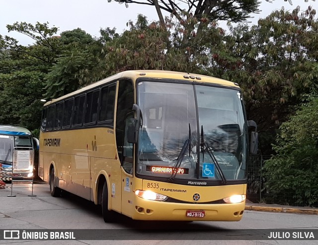 Viação Itapemirim 8535 na cidade de São Paulo, São Paulo, Brasil, por JULIO SILVA. ID da foto: 8687807.