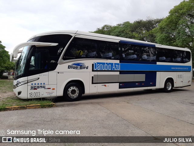 VIDA - Viação Danúbio Azul 18003 na cidade de São Paulo, São Paulo, Brasil, por JULIO SILVA. ID da foto: 8687709.