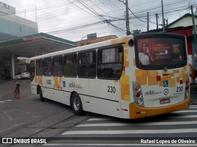 Radial Transporte Coletivo 230 na cidade de Ferraz de Vasconcelos, São Paulo, Brasil, por Rafael Lopes de Oliveira. ID da foto: 8692890.