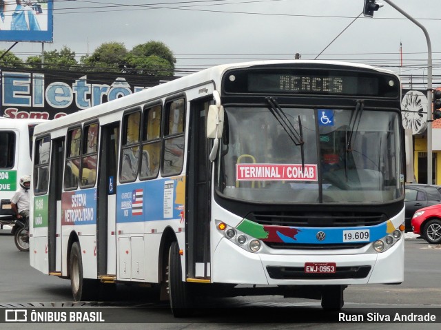 União Transportes 19-609 na cidade de São Luís, Maranhão, Brasil, por Ruan Silva Andrade. Número da foto: #8690732.