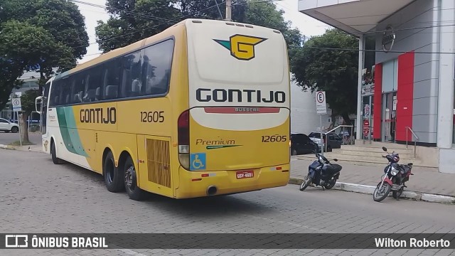 Empresa Gontijo de Transportes 12605 na cidade de Governador Valadares, Minas Gerais, Brasil, por Wilton Roberto. ID da foto: 8692914.