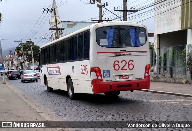 Viação Senhor dos Passos 626 na cidade de Valença, Rio de Janeiro, Brasil, por Vanderson de Oliveira Duque. ID da foto: 8692202.